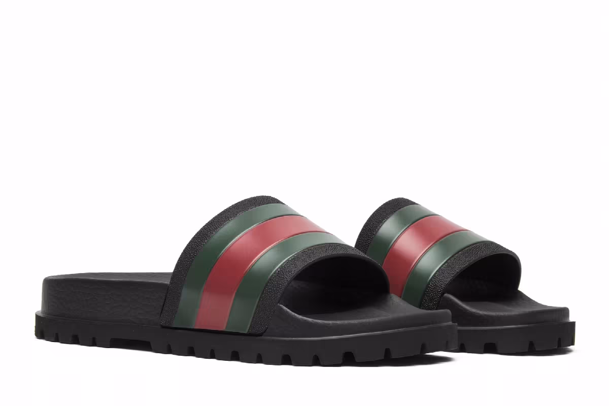 Gucci Web Slide Black, view 9