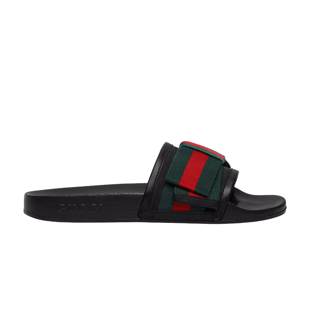 Gucci Women's Satin Slide Web Bow