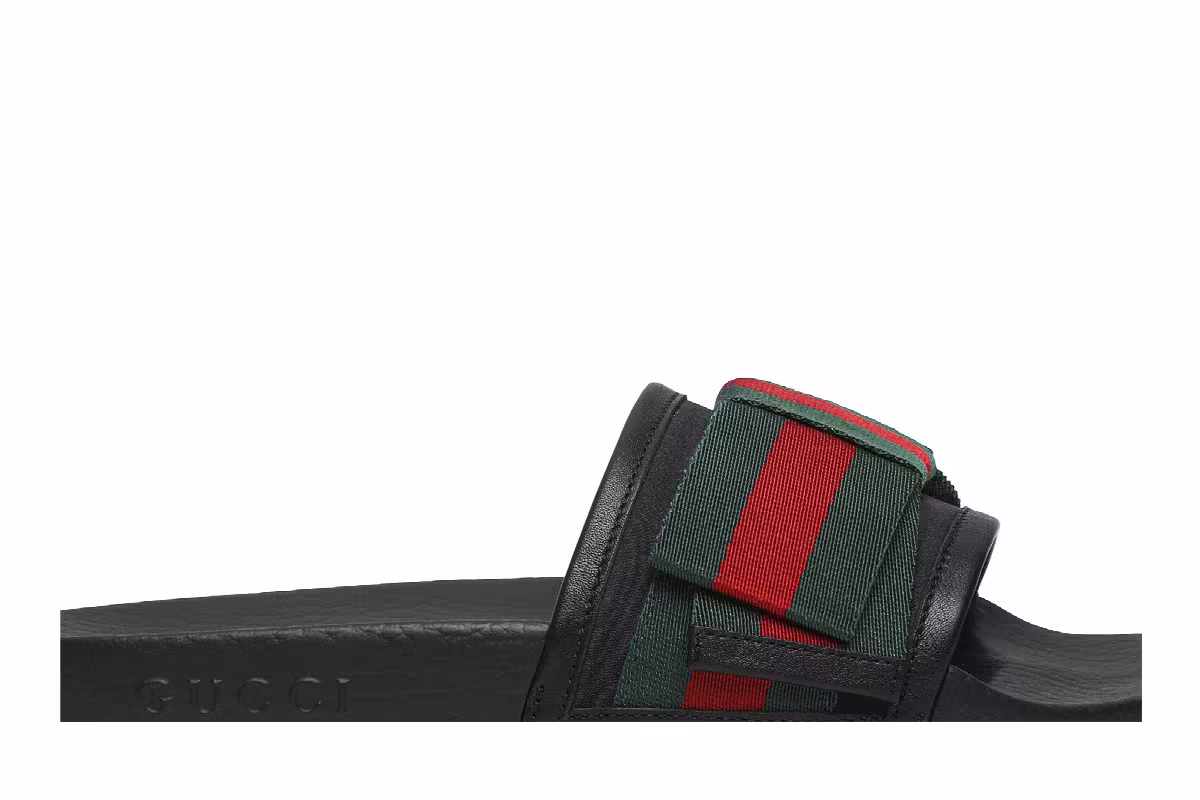 Gucci Women's Satin Slide Web Bow, view 3