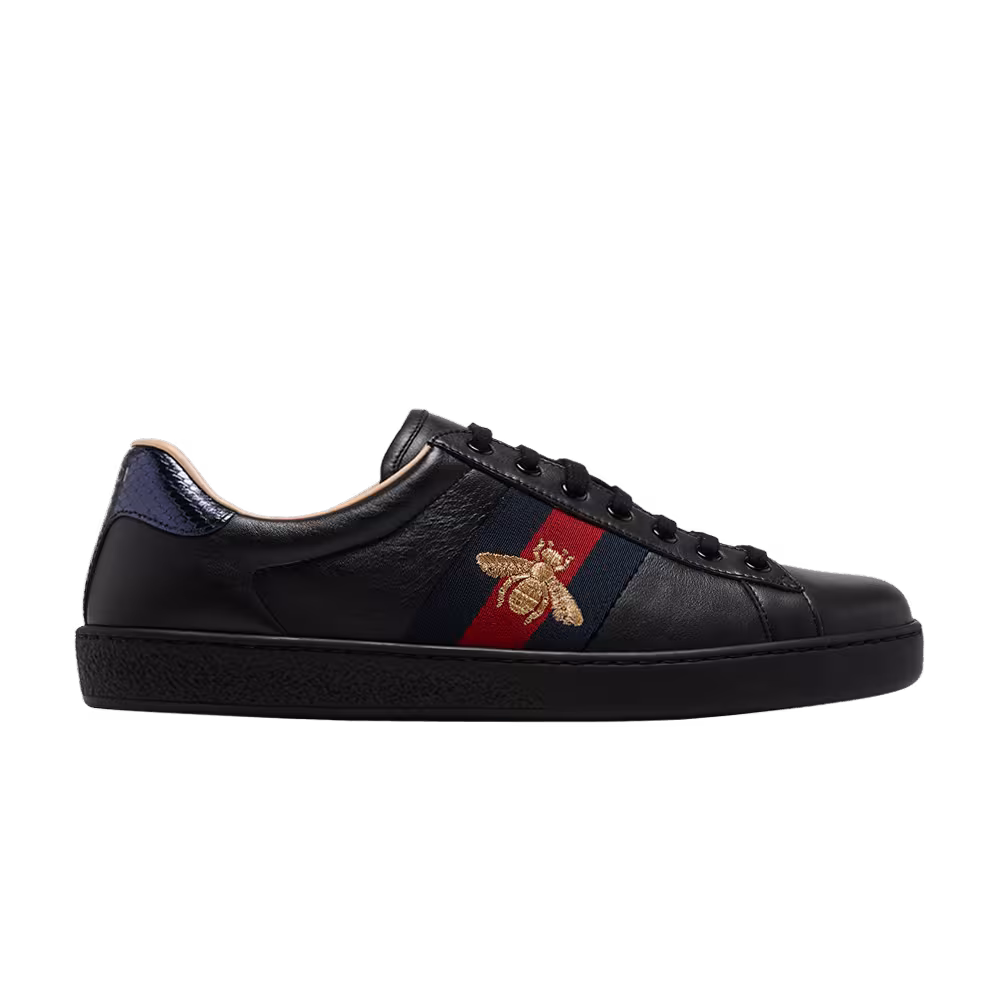 Gucci Ace Embroidered Black Bee