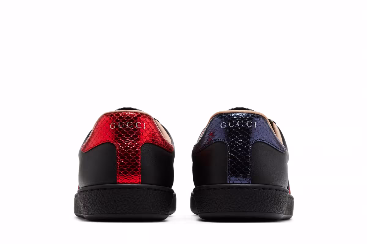 Gucci Ace Embroidered Black Bee, view 7