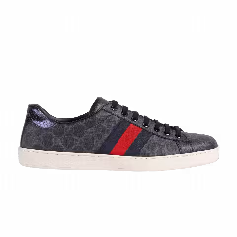 Gucci Ace GG Supreme 'Black Grey'