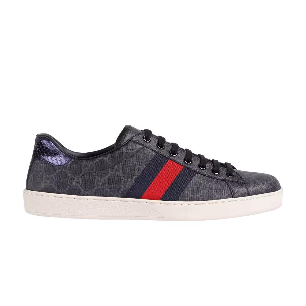 Gucci Ace GG Supreme Black Grey