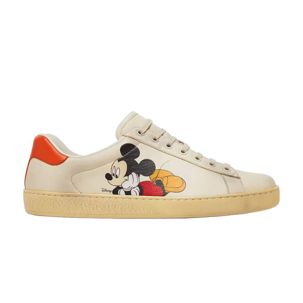 Disney x Gucci Ace Low Mickey Mouse - Ivory