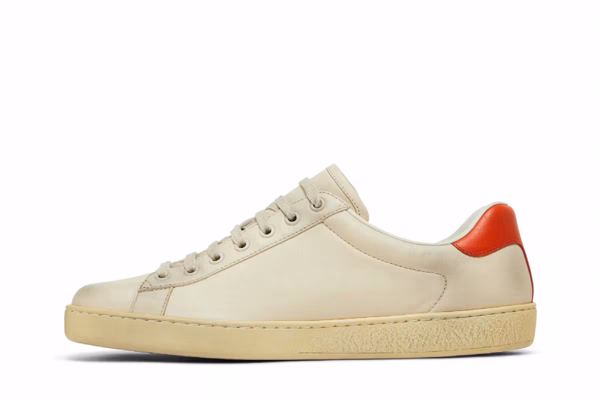 Disney x Gucci Ace Low Mickey Mouse - Ivory, view 4