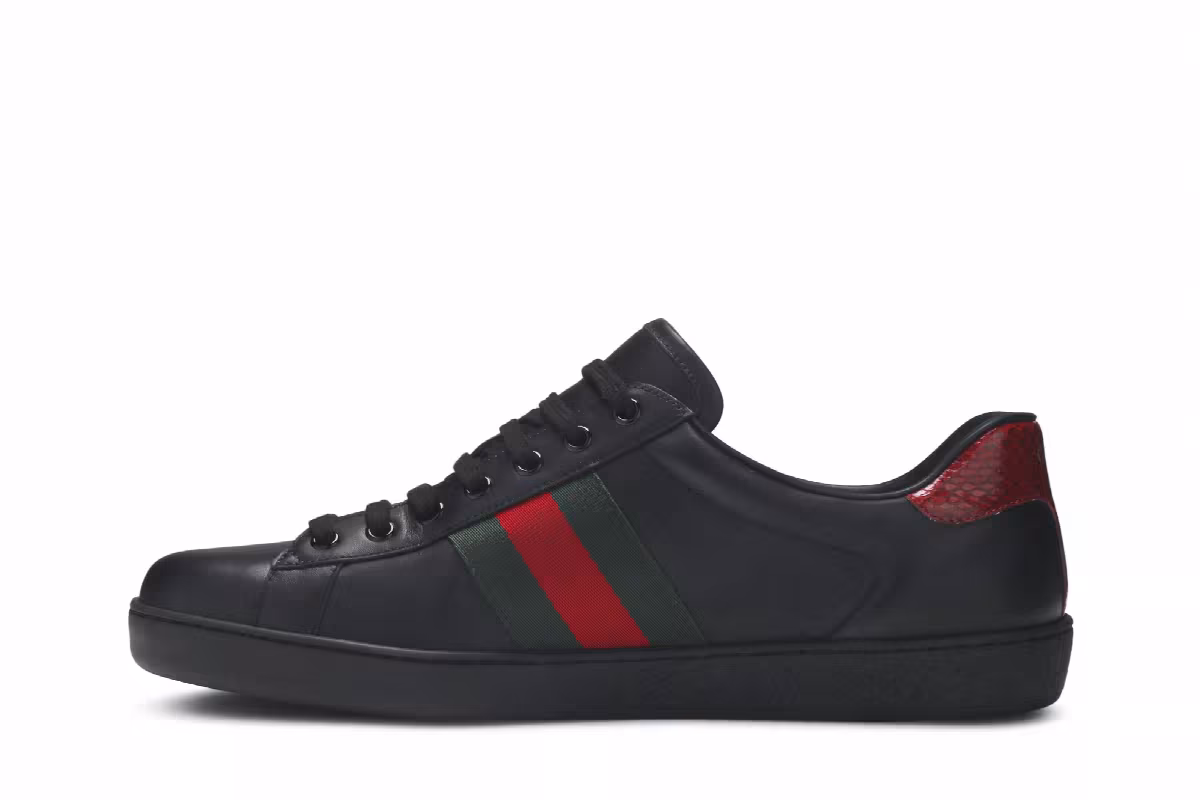 Gucci Ace Leather Black, view 4