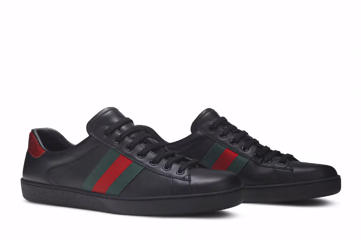 Gucci Ace Leather Black, view 9