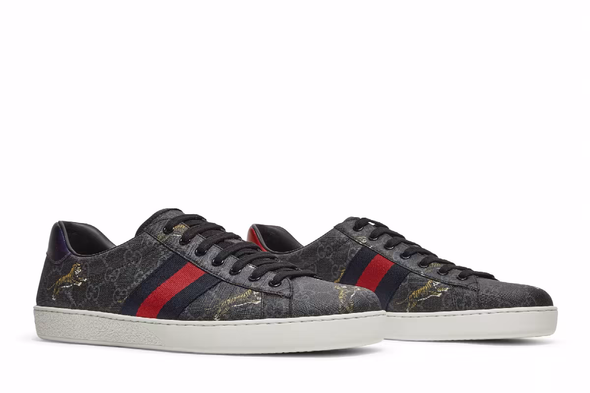 Gucci Ace GG Supreme Tigers, view 9