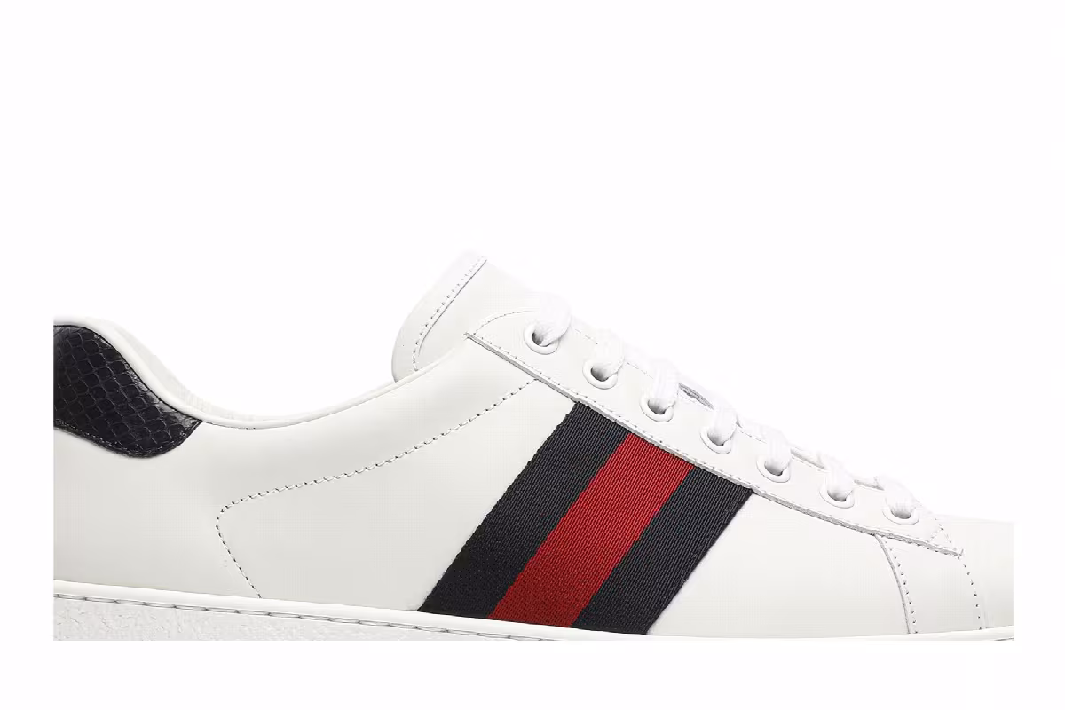 Gucci Ace Leather Blue, view 3
