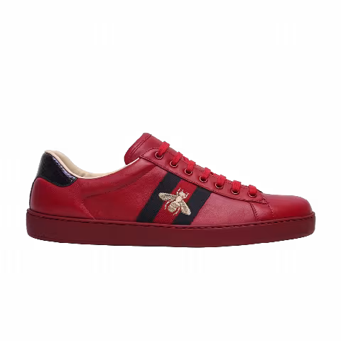 Gucci Ace Embroidered 'Red Bee'