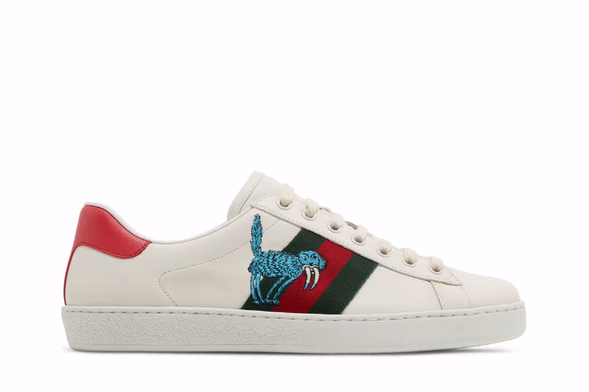 Freya Hartas x Gucci Ace Mythical Creature - White, view 2