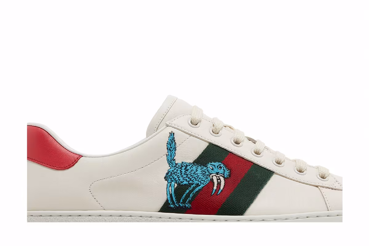 Freya Hartas x Gucci Ace Mythical Creature - White, view 3