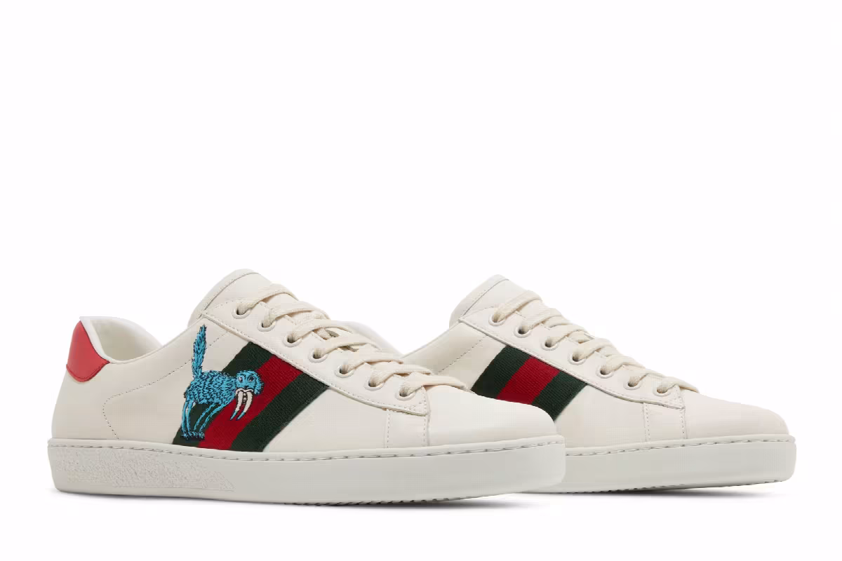 Freya Hartas x Gucci Ace Mythical Creature - White, view 9