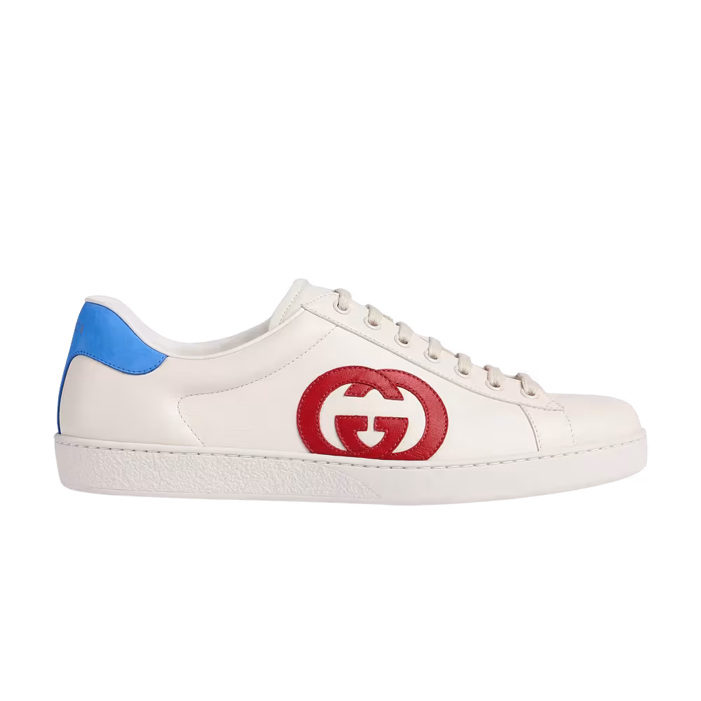 Gucci Ace Interlocking G - White Red Blue