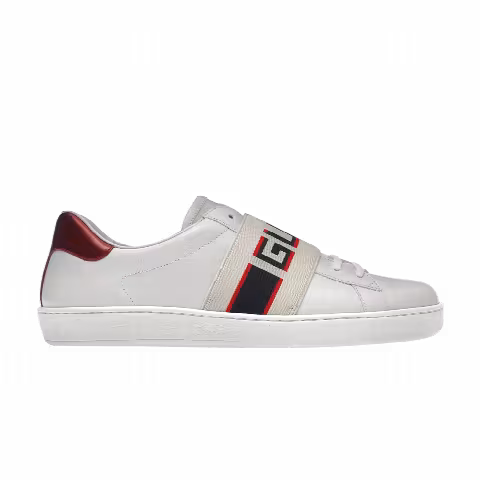 Gucci Ace Stripe 'White Red Black'