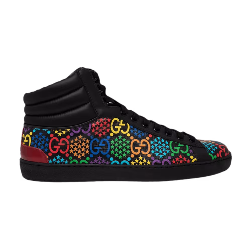 Gucci Ace GG Supreme High Psychedelic - Black