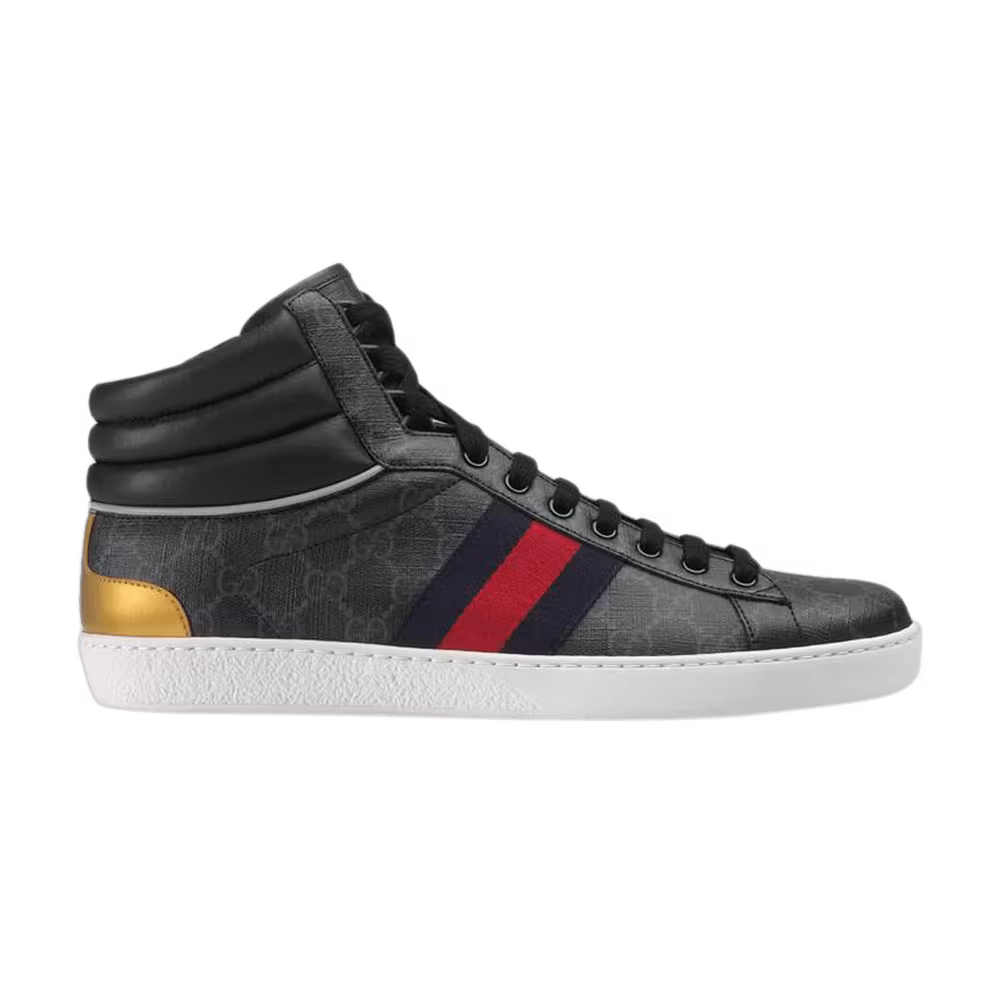 Gucci Ace GG High Top Black