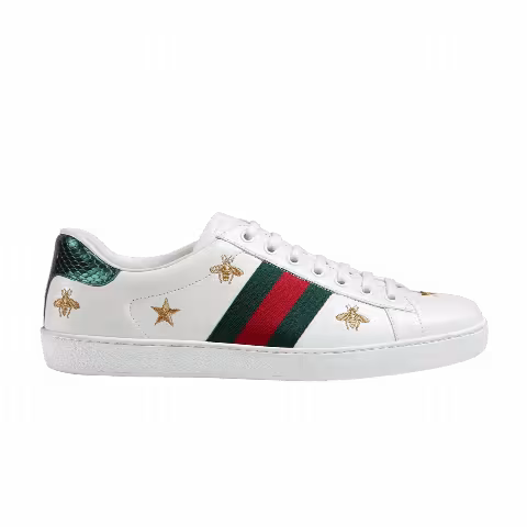 Gucci Ace Embroidered 'Bees and Stars'