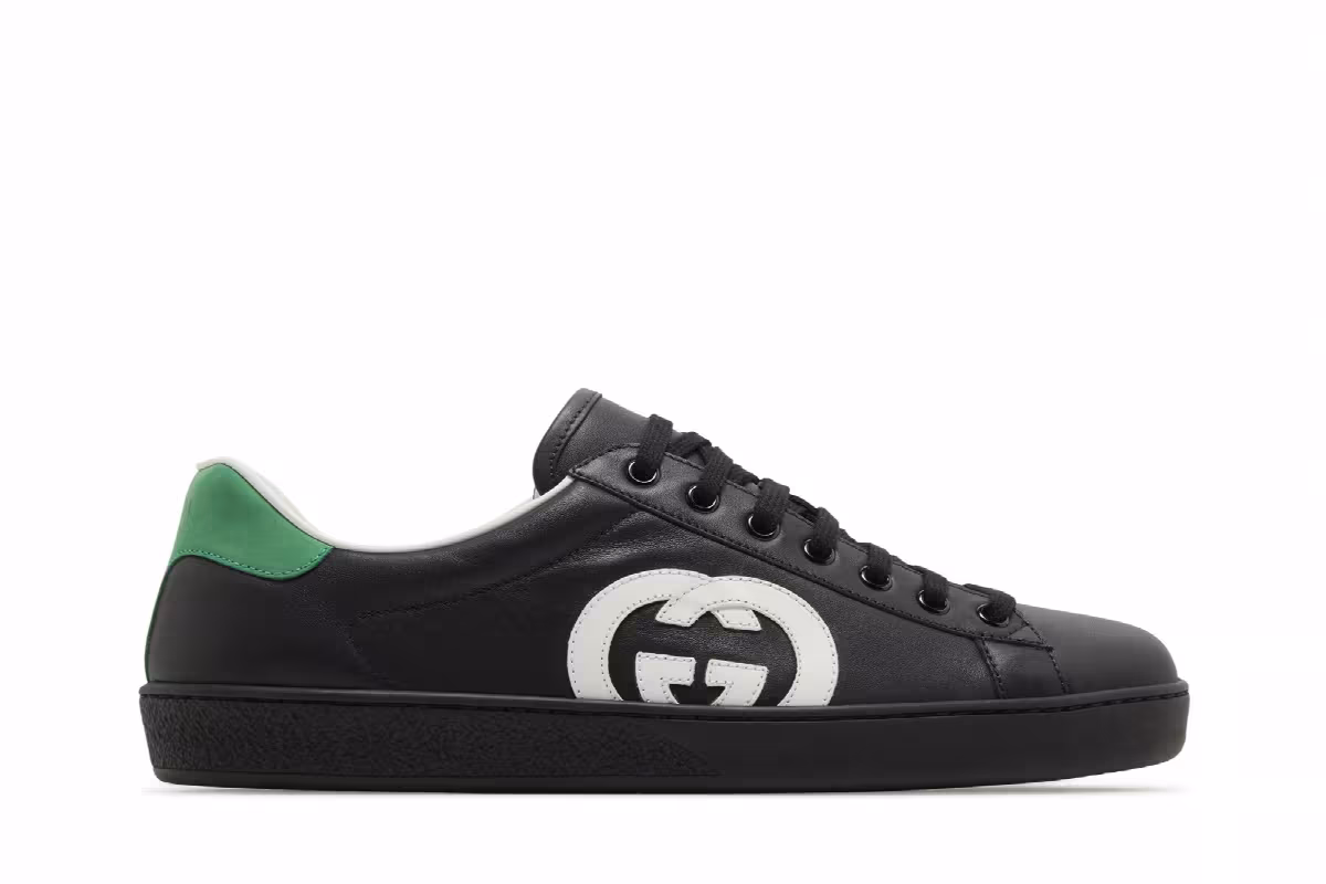 Gucci Ace Interlocking G - Black White, view 2