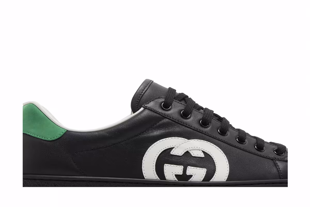 Gucci Ace Interlocking G - Black White, view 3