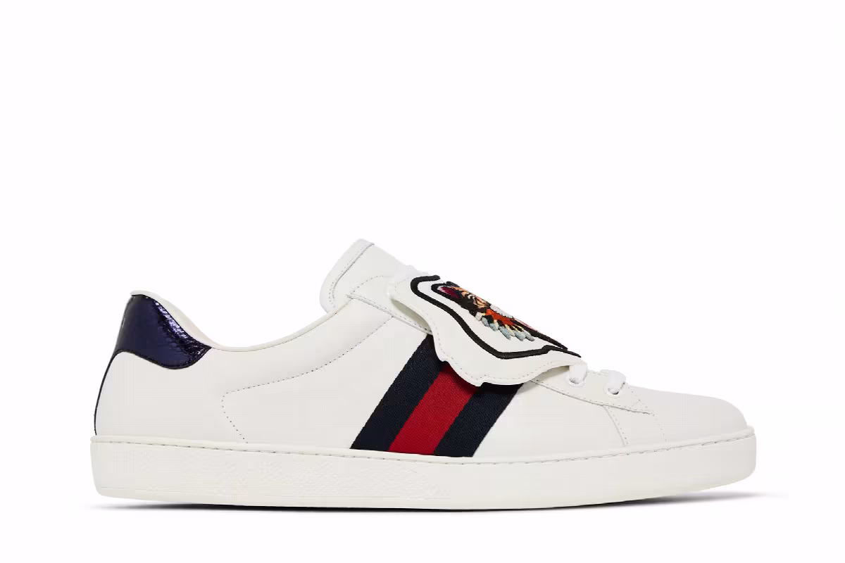 Gucci Ace Low Tiger Patch, view 2