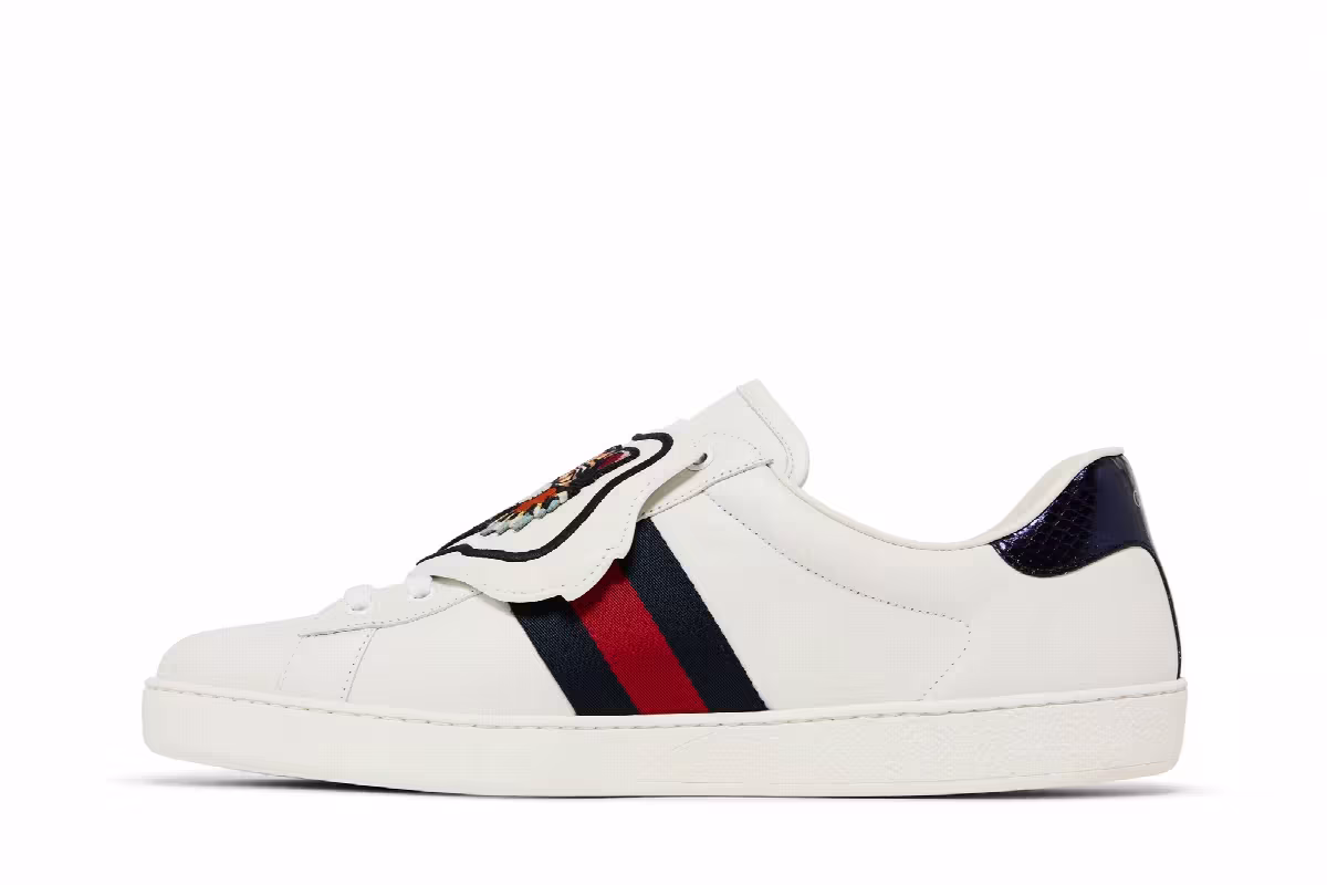 Gucci Ace Low Tiger Patch, view 4