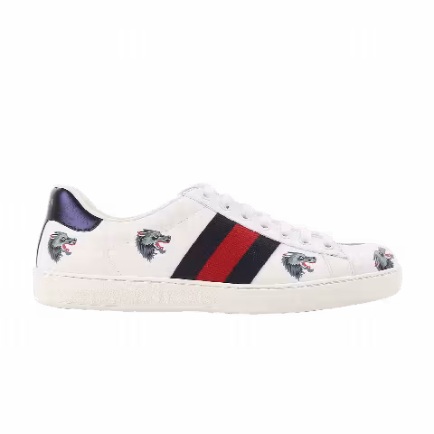 Gucci Ace Leather 'Wolf'
