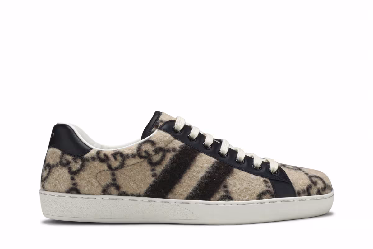 Gucci GG Wool Ace Beige, view 2