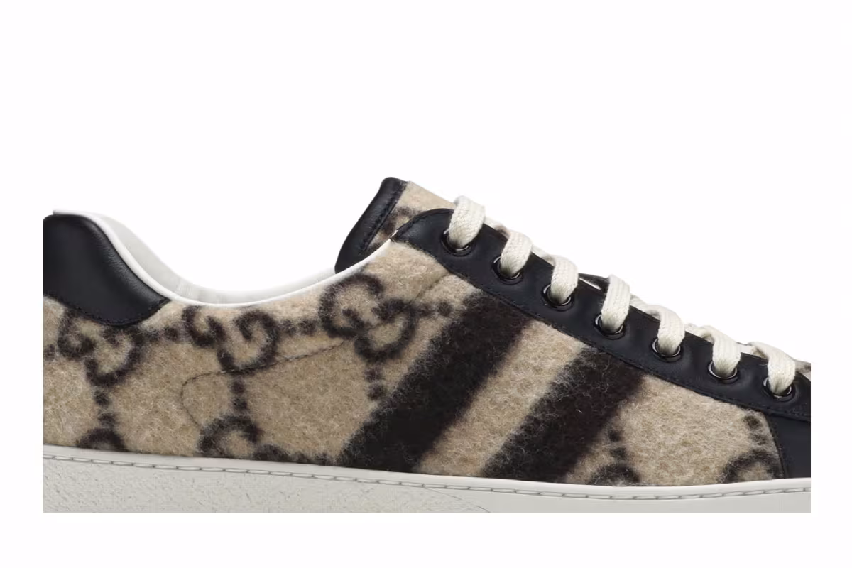 Gucci GG Wool Ace Beige, view 3