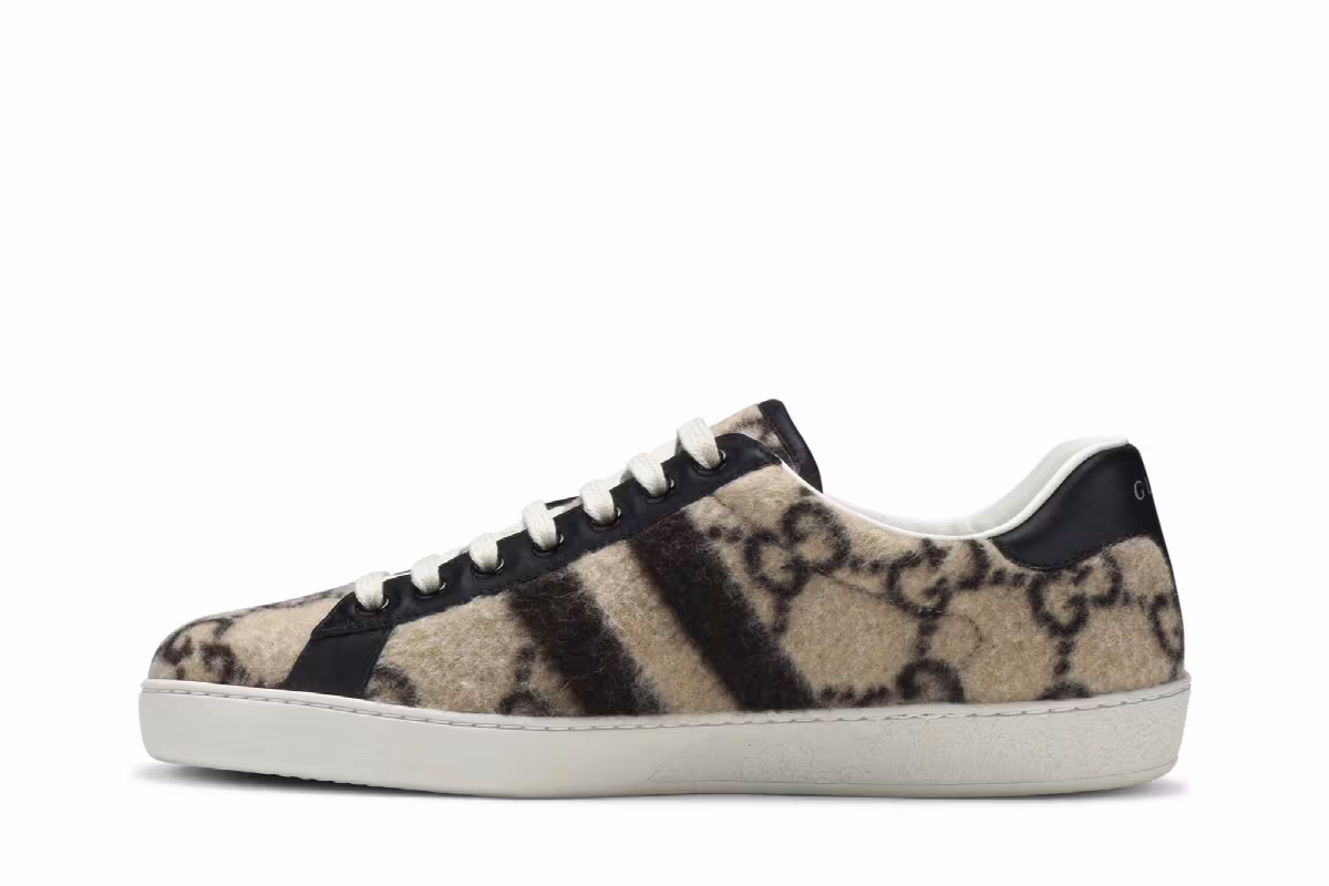 Gucci GG Wool Ace Beige, view 4