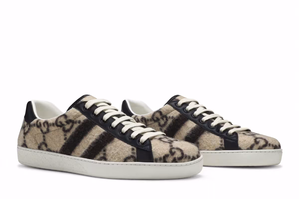 Gucci GG Wool Ace Beige, view 9
