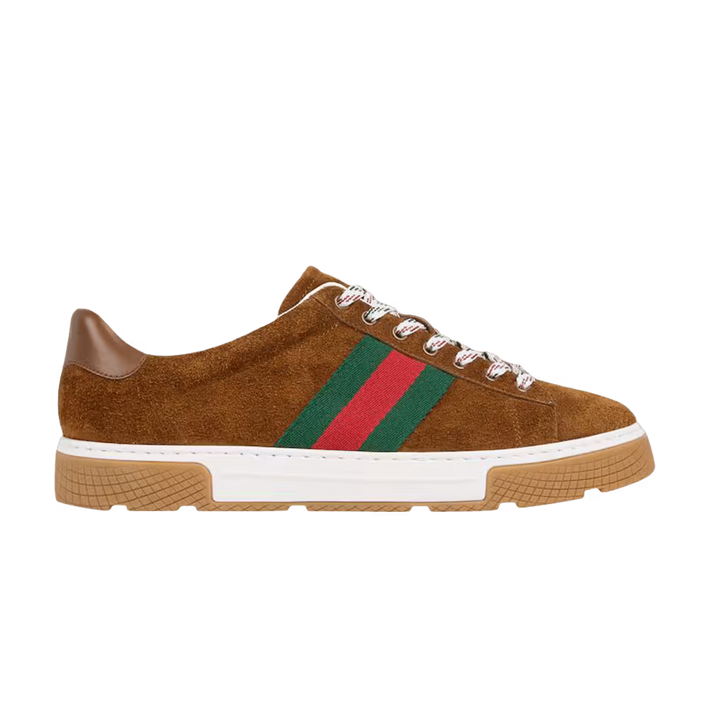 Gucci Ace Sneaker Brown Suede