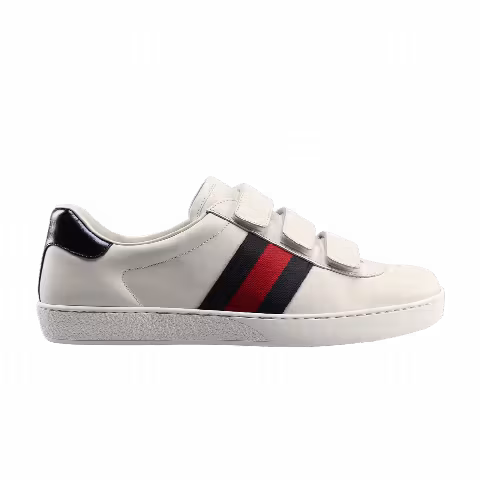 Gucci New Ace Grip-Strap Low 'White'