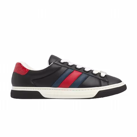 Gucci Ace Web Strap 'Black Blue Red'