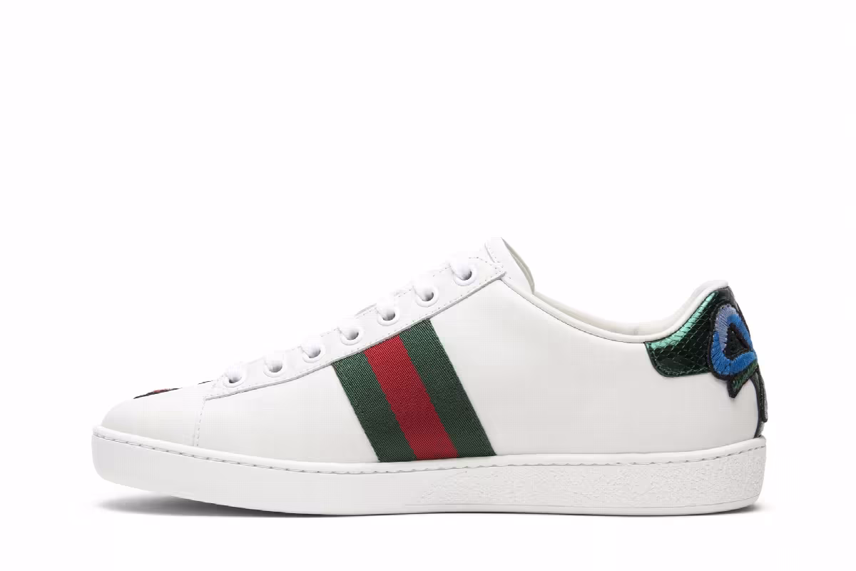 Gucci Women's Ace Embroidered Floral, view 4