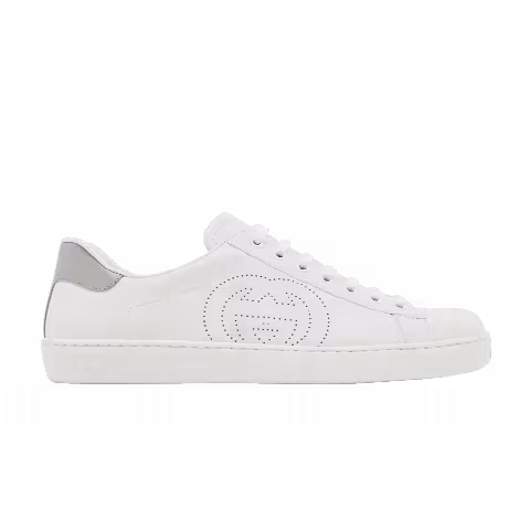 Gucci Wmns Ace 'Interlocking G - White Grey'