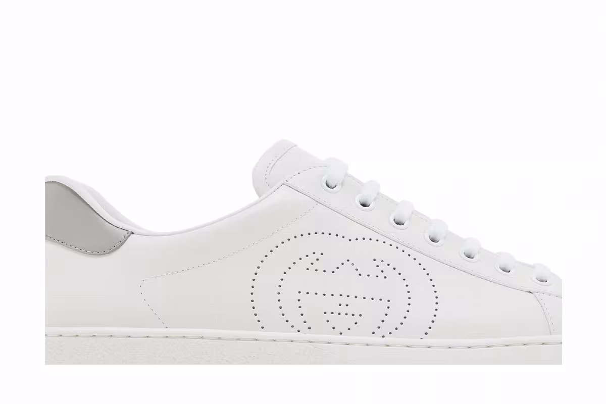 Gucci Women's Ace Interlocking G - White Grey, view 3