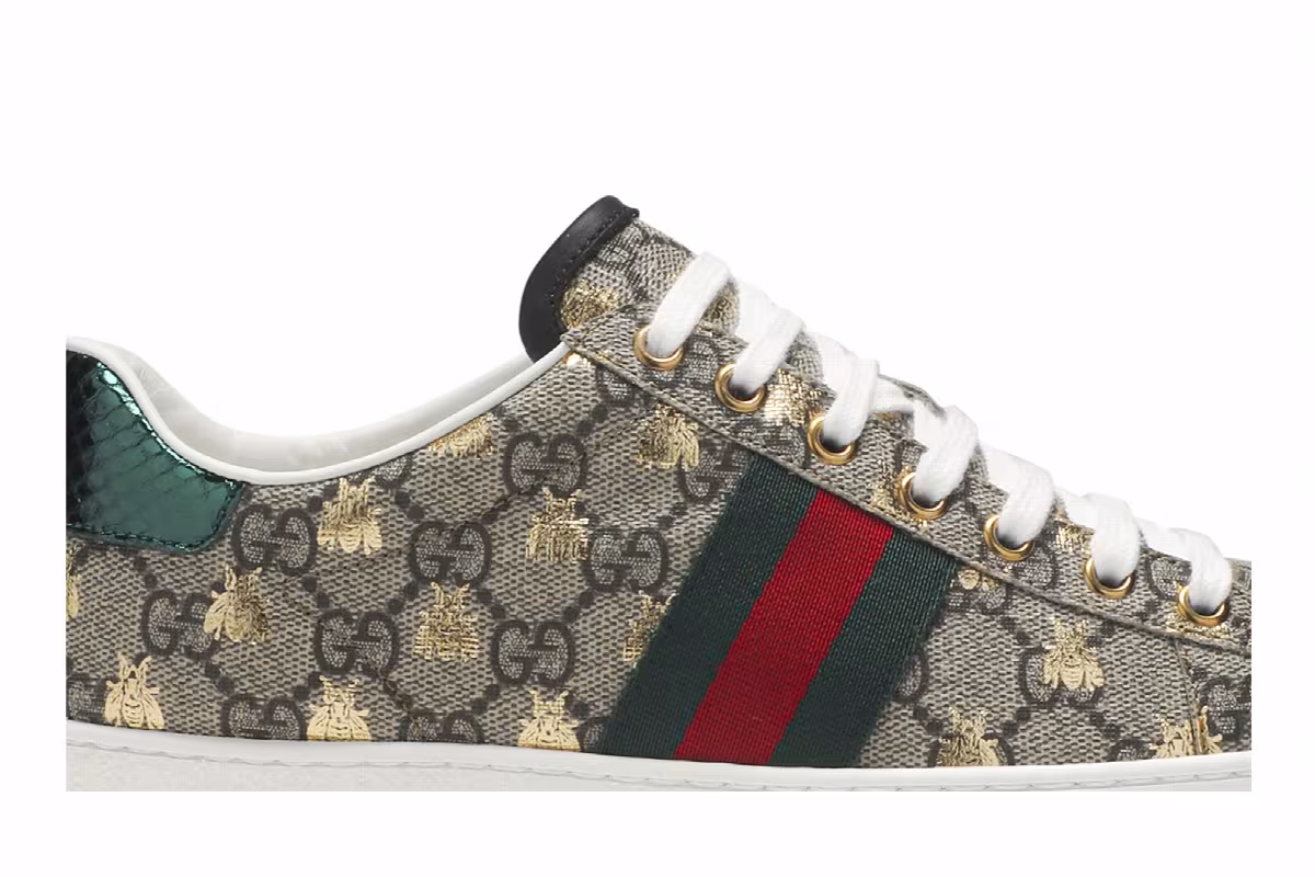 Gucci Women's Ace GG Supreme Bees, view 3