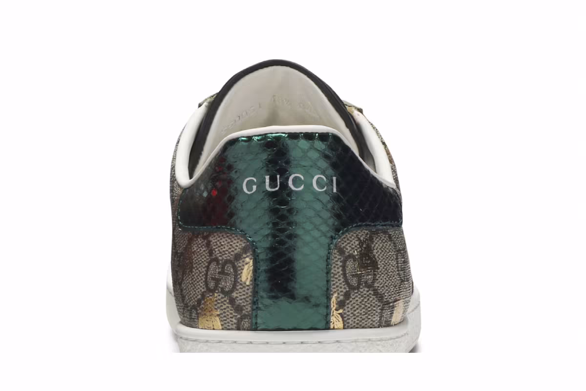 Gucci Women's Ace GG Supreme Bees, view 8