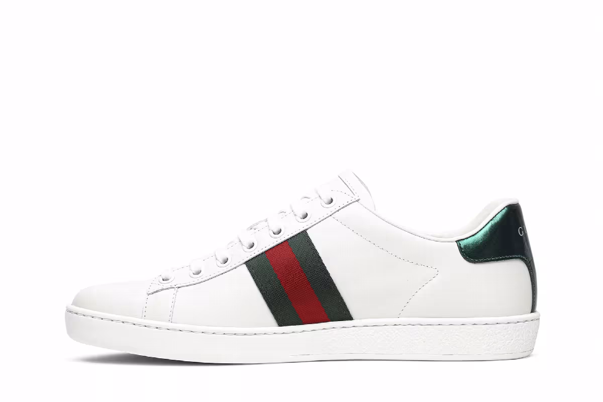 Gucci Women's Ace Low Bee Embroidered, view 4