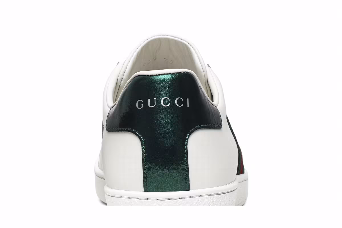 Gucci Women's Ace Low Bee Embroidered, view 8