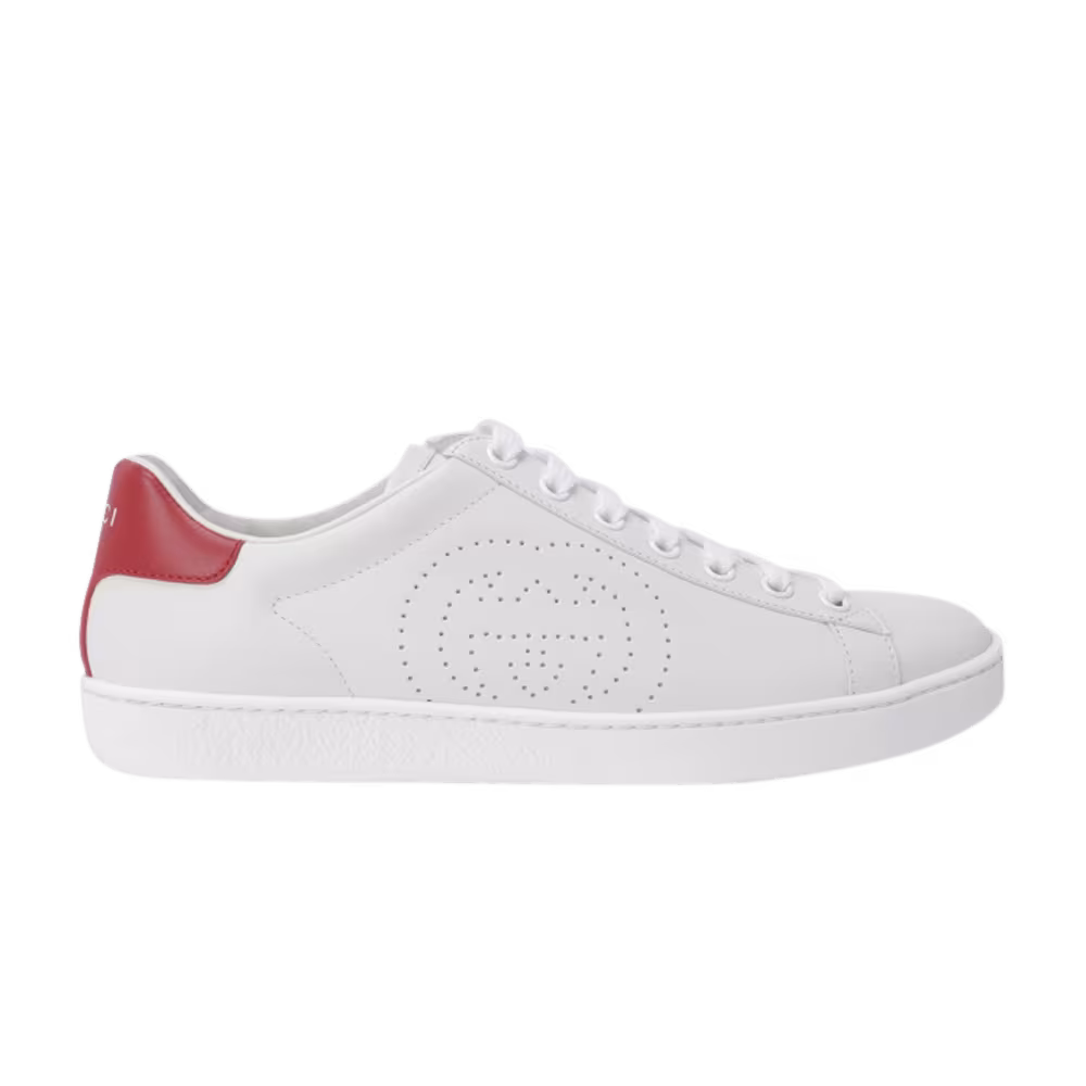 Gucci Women's Ace Interlocking G - White Red