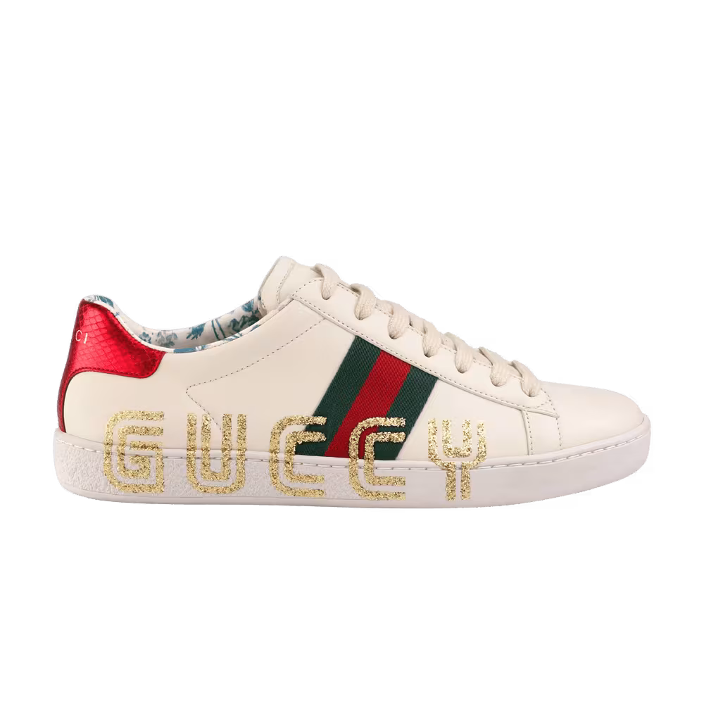 Gucci Women's Ace Low Guccy Print
