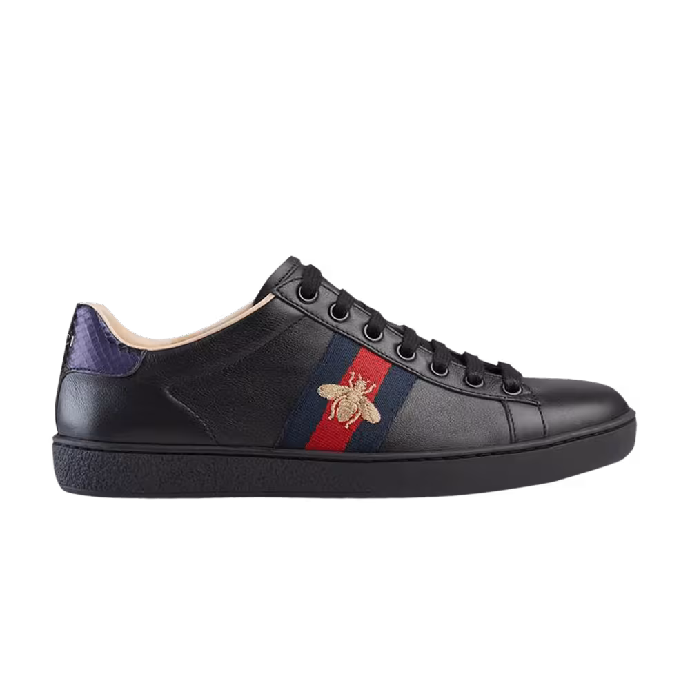 Gucci Women's Ace Embroidered Low Black