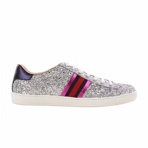 Gucci Wmns Ace 'Silver Glitter'