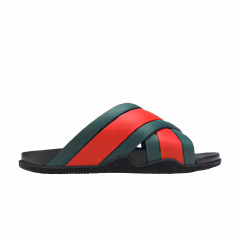Gucci Rubber Slide 'Green Red'