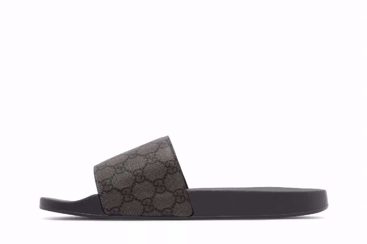 Gucci Slide Grey Monogram, view 4