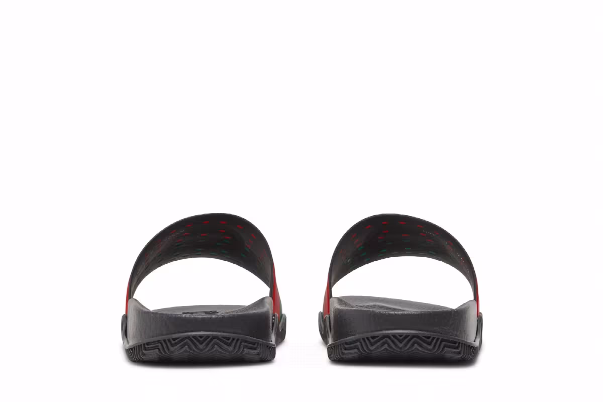 Gucci Slide Interlocking G - Black Red Green, view 7