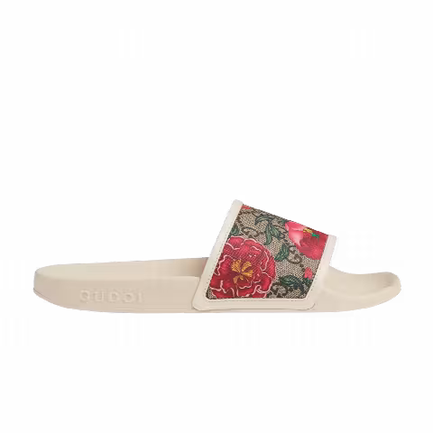 Gucci Wmns GG Slide 'Flora Print - Beige'