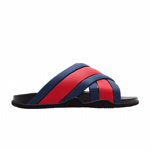 Gucci GG Slide Sandal 'Blue Red'